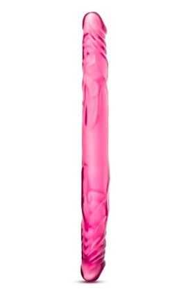 Silikonski dvostruki dildo u roze boji 330740-12